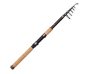 DAM Backbone II Tele, Cañas de Pescar, Cañas Spinning, Pesca Todo Terreno, Unisex, Negro, 3.3m/30-80g