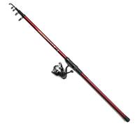 DAM Backbone II Tele, Cañas de Pescar, Cañas Spinning, Pesca Todo Terreno, Unisex, Negro, 3m/60-160g