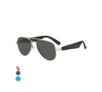 DAM Gafas inteligentes A01-3112S, control de llamada bluetooth, asistente de voz, traducción AI. Tamaño XL.. Negro