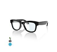 DAM Gafas inteligentes M01 PRO, cámara con flash integrada de 8 MPX, control de música, inteligencia artificial, traducción de +100 idiomas en tiempo real. Negro