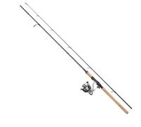 DAM Impressa Classic Spinning Combo, caña y Carrete para Pesca de Agua Dulce lucioperca y lucioperca, Peso Ligero Resistente y versátil, Negro, caña 1.80m moderadamente rápida, Carrete tamaño 1000