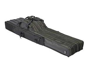 DAM Intenze Bolsa de 3 Compartimentos para cañas de Pescar - Portacañas Acolchado con múltiples Bolsillos de Almacenamiento - Resistente portacañas Impermeable, Pesca de Carpas, lucios y Depredadores