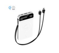 DAM Powerbank 10.000mAh con carga inalámbrica de 5W.