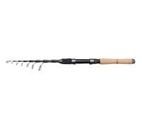 DAM Shadow Tele Mini caña de Spinning - Caña de Viaje Ultraligera de Corta Longitud para Transporte con guías envueltas, acción rápida para Pesca en Agua Dulce, Senderismo y mochilero