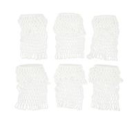 Dam Skerisi 6 Bolsillos de Red para Mesa de Billar, Bolsillos de Billar de algodón para Accesorios de Mesa de Pool, Bolsa de Red densa y Duradera sin Fondo para Billar Americano, británico y c