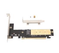 Dam Skerisi Adaptador M.2 NVMe a PCIe 3.0 x16, Tarjeta de expansión NVMe SSD a PCIe, Velocidad de hasta 32 Gbps para SSD M.2 M - Key 2280/2260/2242/2230 con Soporte de bajo Perfil