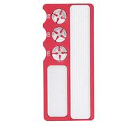 Dam Skerisi Afilador de Puntas de Tacos de Billar de Aluminio, Herramienta para Recortar y Dar Forma a Las Puntas de los Tacos de Billar, Kit de reparación Premium antidesgaste para Jugadores (Roja)