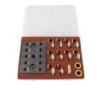 Dam Skerisi Bobinador de resorte principal para relojes de acero aleado, herramienta de reparación de relojes con 10 matrices intercambiables, mango ergonómico antideslizante para joyeros y