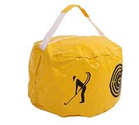 Dam Skerisi Bolsa de golpeo para Golf, Bolsa de Entrenamiento del Swing de Golf con Superficies Lisas de PVC Impermeable y diseño con Cremallera para la práctica de Principiantes, Bolsa (Amarilla)