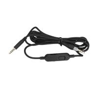 Dam Skerisi Cable de auriculares de repuesto con enchufe de 3,5 mm y control de volumen y silencio en línea para los auriculares para juegos Cloud Mix Alpha y G633 G933, cable