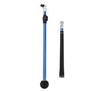 Dam Skerisi Entrenador de Swing de Golf telescópico, Corrector de posición de la Mano retráctil con empuñadura de Goma Antideslizante, Entrenador de Swing Plegable y Ajustable para práctica en (Azul)