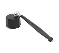 Dam Skerisi Funda para portachalk de Taco de Billar, Soporte Octogonal y Ligero de plástico para Chalk de Billar, Compatible con Chalk 1080, Accesorio portátil en Color Negro con Acabado Liso,