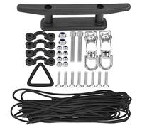 Dam Skerisi Kit de Accesorios para Ancla Marina para Barco de Pesca, Bote Inflable de Goma, Kayak y Canoa, de Nailon y Acero Inoxidable 304 con Cuerda elástica de 10 m, Conjunto Ligero de