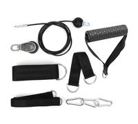 Dam Skerisi Kit de Entrenamiento de Fuerza para Brazos DIY, Cable para Tríceps con Polea Giratoria de 360 Grados, Cuerda de Acero de 2M para Gimnasio en Casa, Incluye Cinturón de Seguridad y M