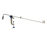 DAM Transducer Pole - 120cm Ajustable Fish Finder Mount for Boats - Swivel & Height Adjustable Sonar Transducer Holder for Kayak, Fishing Boat & Small Watercraft