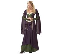 Dama De Compañía Disfraz De Reina Medieval Para Adultos
