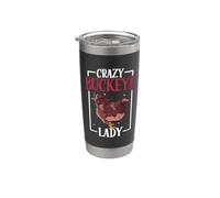 Dama loca de Buckeye - Buckeye Vaso térmico de acero inoxidable de doble pared