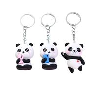 Damaiyyy Llavero de Panda,Llavero de Personalidad de Moda 3pcs Llavero Cadena para Niños Fiesta,Regalo de Cumpleaños,Llavero para Regalo
