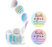 Damaiyyy Pegatinas de Gracias,Thank You Sticker 500 Etiqueta Autoadhesiva de Agradecido Escolares Motivational Stickers para Niños Regalo Fiesta Decoración