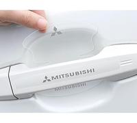 DAMALILI 8 Piezas Protectores para Manija de Coche para Mitsubishi Pajero V80 Shogun Montero Limited 2007-2019, Película Protectora Resistente A Los Arañazos y al Agua para Manija de Puerta de Coche