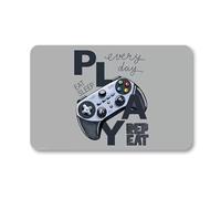 damaloo Mantel individual infantil con diseño de videojuegos - Mantel individual para niños y niñas - Base de plástico - Mantel lavable 43 x 28 cm para mesa de comedor y tiempo de manualidades