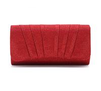 Damara Bolsos de fiesta perfectamente plisados para mujer (rojo), Red, Small