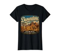 Damaraland Namibia Damaraland Adventure Namibia Viajes Camiseta gráfica económica, Mujer, Negro, L