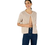 Damart Bolero Juego de Malla, Gris Beige, XXL