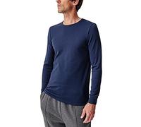 Damart Camiseta de Cuello Redondo, Punto Thermolactyl clásico, Manga Larga Azul Marino Oscuro M