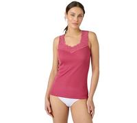 Damart - Camiseta de tirantes suave y sedosa, termolactyl, rosa frambuesa, XL
