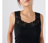 DAMART Camiseta de tirantes Thermolactyl Feminine Touch Grado 2. Color Negro