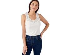 Damart Camiseta de Tirantes Thermolactyl, Suave y Sedosa Ropa Interior, Blanquecino, L para Mujer