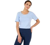 Damart - Camiseta Detalle Joyas para Mujer, Azul gris, 42-44