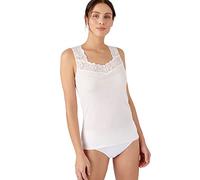 Damart - Camiseta sin Mangas de Seda Suave Thermolactyl, para Mujer, Negro, Talla XS, sin Mangas, Rosa Claro, M