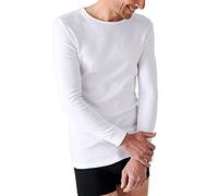 Damart Camiseta Thermolactyl Cuello Redondo, canalé Polar, Manga Larga Blanco S