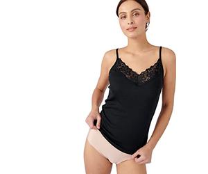 Damart Cáraco Suavidad Sedosa Ropa Interior, Negro, XS Mujer