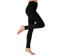 Damart Leggings de Punto Thermolactyl 300D, Negro, L para Mujer