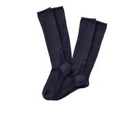 Damart Lot DE 2 MI-Bas THERMOLACTYL-60751 Calcetines, Azul Marino, 42/44 ES Unisex Adulto
