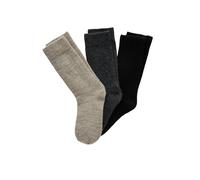 Damart Lot de 3 paires de chaussettes unies Thermolactyl. Calcetines Casual, Multicolore Noir, Normal para Hombre