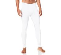 Damart Mallas Abiertas Thermolactyl, canalé Polar Pantalones térmicos, Blanco, X-Large para Hombre