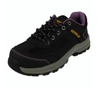Mujer Caterpillar Cordones Puntera de Acero Corte Ancho Zapatos Trabajo, Elmore