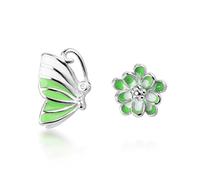 Damas Fashion Butterfly 925 Epoxy Resin Sweet Creative Jewelry Pendientes de Gama Alta