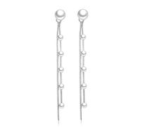 Damas Joyas glamorosas Elegantes Pendientes de borde retro Pendientes largos Pendientes de circón Pendientes para mujeres