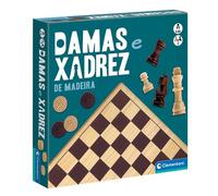 Damas y ajedrez de madera de Clementoni