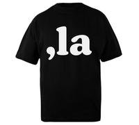 DAMBOTEE Coma La Kamala Harris Camiseta Oversized de Algodón Negro Unisex Unisex Black Cotton Oversized T-Shirt