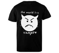 DAMBOTEE Raros Smashing Pumpkins Camiseta de Cuello Redondo de Algodón Negro para Hombres Mens Black Cotton Crewneck T-Shirt