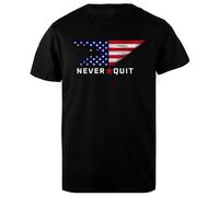 DAMBOTEE Seal Team Sonny Quinn Temporada Camiseta de Cuello Redondo de Algodón Negro para Hombres Mens Black Cotton Crewneck T-Shirt