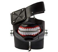 damdos Anime Masks Cosplay Props Tokyo Ghoul Kaneki Masks Ken Mask Cosplay Wig Adjustable Zipper Rubber Masks Halloween Props