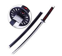 damdos Arma de utilería de Halloween para Demon of Slayer, Espada de Espuma de Poliuretano de 31.5 Pulgadas, Espadas Tomioka Giyuu Kamado Tanjirou, Regalos de cumpleaños de Navidad (Satoman Tanjiro)