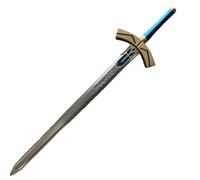 damdos Bolígrafo Arthur de Halloween Prop Fate Stay Night Sable Cosplay Prop Arthur Pen Negro Blanco para Juegos de rol, Arma de Espuma de Poliuretano, Regalos de cumpleaños